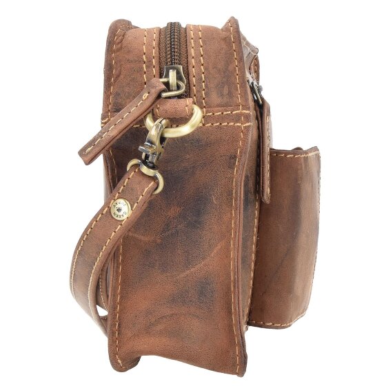 Greenburry Sac en cuir Vintage pour homme 22 cm