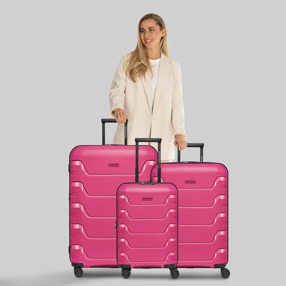 Smartbox Edition 01 4 roulettes Set de valises 3 pièces avec soufflet d'extension