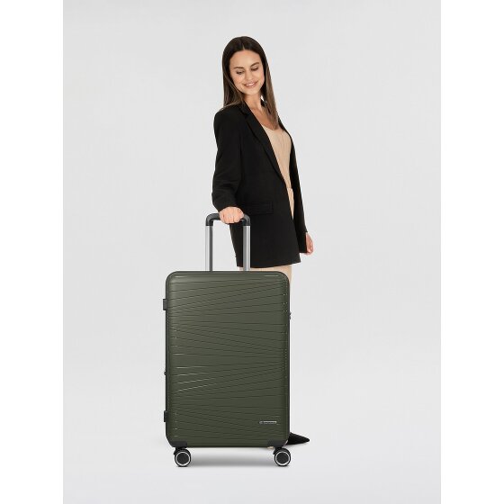 Franky Dallas 3.0 4 roues trolley M 65 cm avec soufflet d'extension