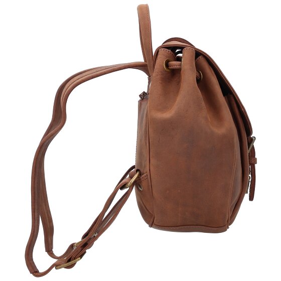 Greenland Nature Montenegro City sac à dos RFID cuir 25 cm