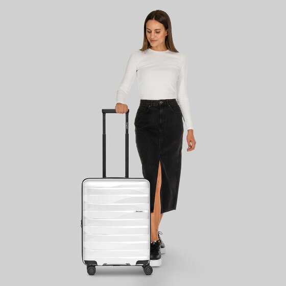 Bergpfeil Travel 4 roues Valise cabine S 55 cm avec soufflet d'extension