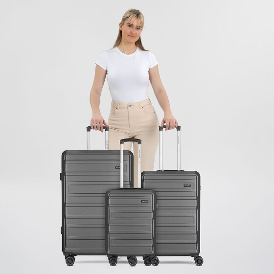 Worldpack New York 2.0 4 roulettes Set de valises 3 pièces