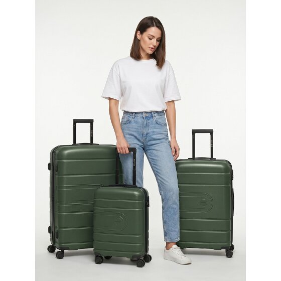 Redolz Essentials 11 4 roues Set de valises 3 pièces avec soufflet d'extension