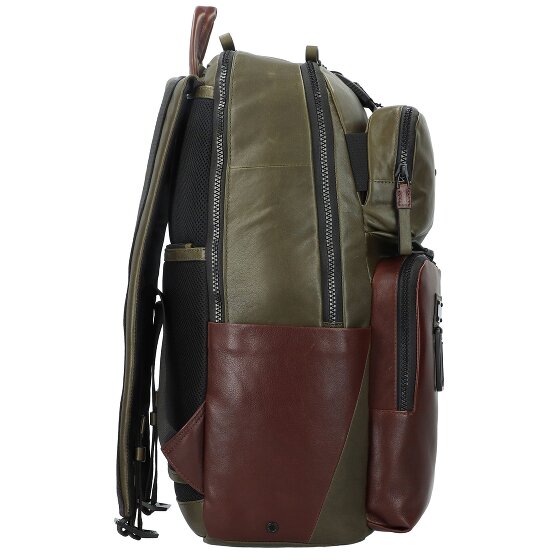 Piquadro Harper sac à dos en cuir 48 cm compartiment pour ordinateur portable