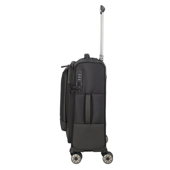 Travelite Crosslite 5.0 4 roulettes Trolley de cabine S 55 cm Compartiment pour ordinateur portable