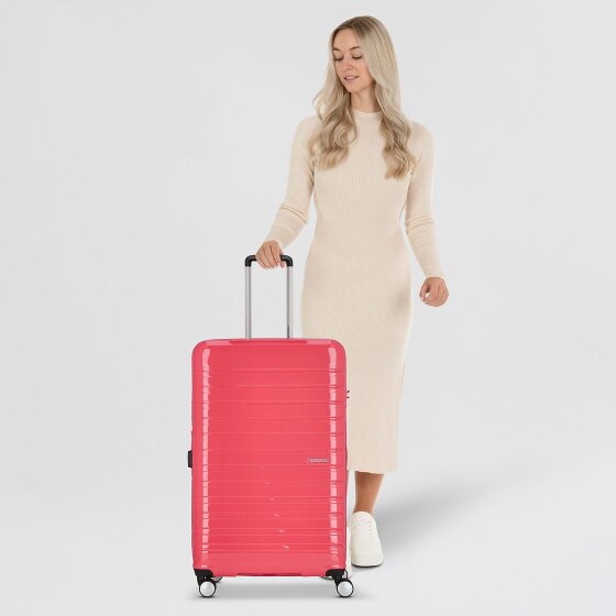 American Tourister Flashline Pop 4 roulettes Trolley XL 78 cm avec soufflet d'extension