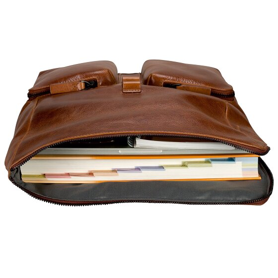 Leonhard Heyden Porto Sac à bandoulière Cuir 32 cm