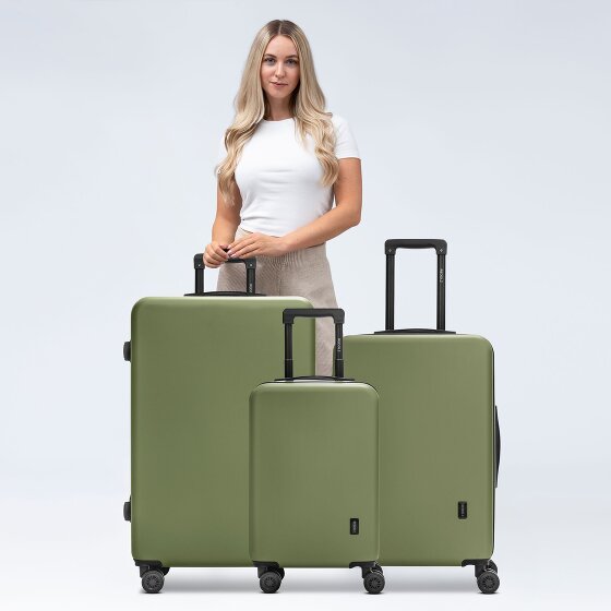 Redolz Essentials 09 3-SET 4 roulettes Set de valises 3 pièces