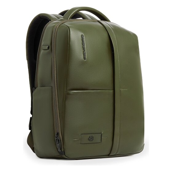 Piquadro Russell Sac à dos professionnel Protection RFID Cuir 42 cm Compartiment pour ordinateur portable