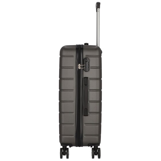 Nowi Bergamo 4 roulettes Set de valises 3 pièces