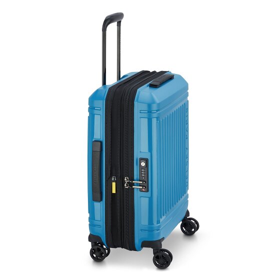 Delsey Paris Lutece Se 4 roulettes Trolley de cabine 55 cm avec soufflet d'extension