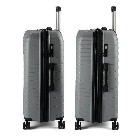 Benzi 5808 4 roulettes Trolley 74 cm avec soufflet d'extension