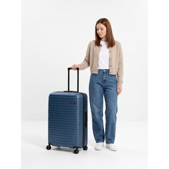 Pactastic Collection 04 THE LARGE + 4 roues Valise cabine L 75 cm '"avec soufflet d''extension"'