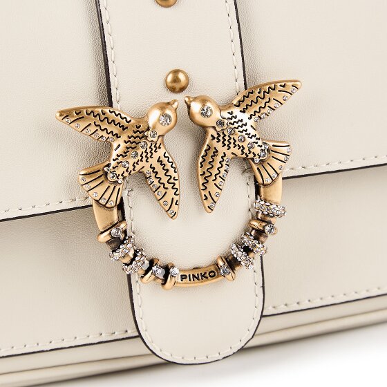 PINKO Love Pocket Sac à bandoulière Cuir véritable 20 cm
