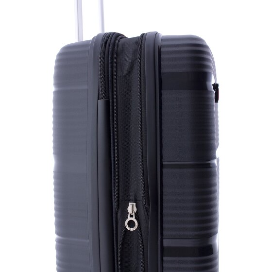 Gladiator 0800 4 roulettes Trolley 55 cm avec soufflet d'extension