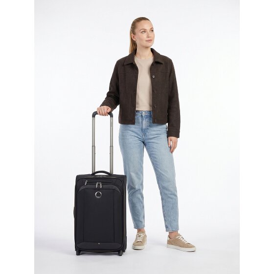 Delsey Paris DLC Pro 2 roues Valise cabine 55 cm '"avec soufflet d''extension"'