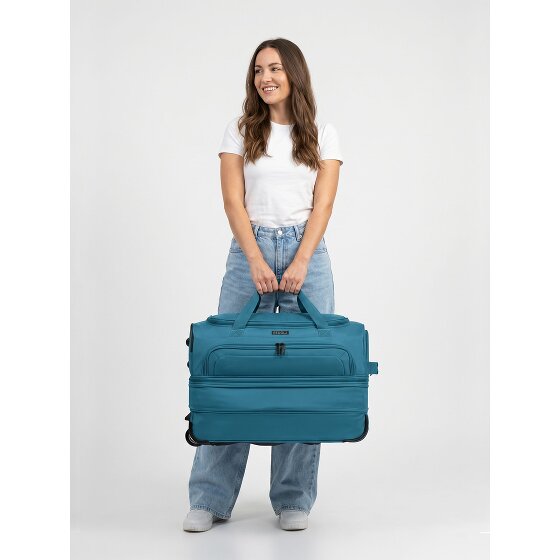 Redolz Sac de voyage Duffle Essentials à 2 roulettes 55 cm M avec soufflet d'extension