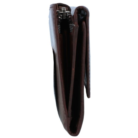 Spikes & Sparrow Porte-monnaie RFID en cuir 19 cm