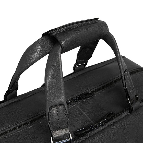 Piquadro Solm Sac de voyage Weekender Cuir véritable 52 cm