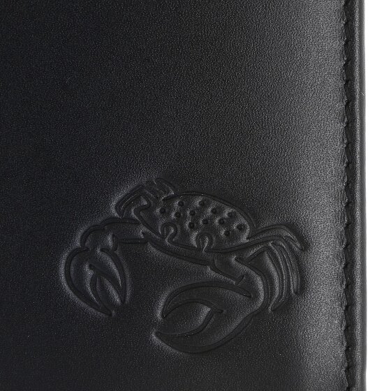 oxmox Leather Porte-monnaie Protection RFID Cuir véritable 13 cm