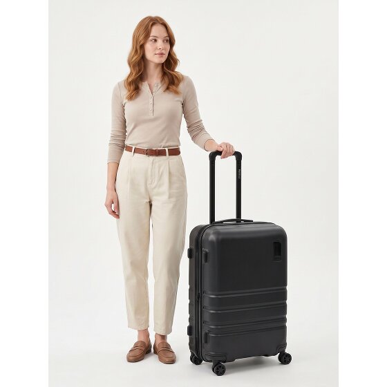 Redolz Pro ABS Medium+ 4 roues Valise cabine 65 cm avec soufflet d'extension