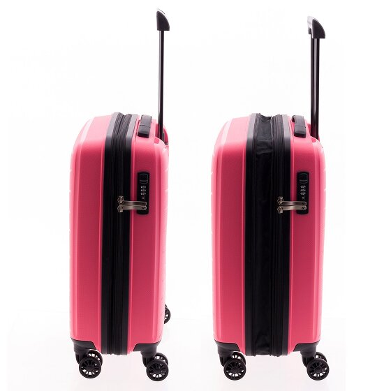 Gladiator 1700 4 roulettes Trolley de cabine 55 cm avec soufflet d'extension