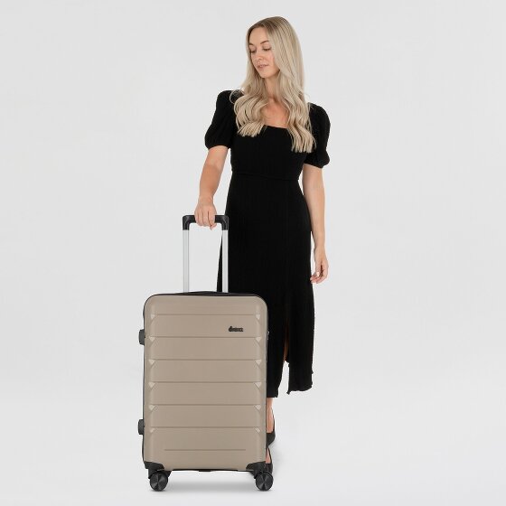 d&n Travel Line 4100 4 roulettes Trolley M 64 cm