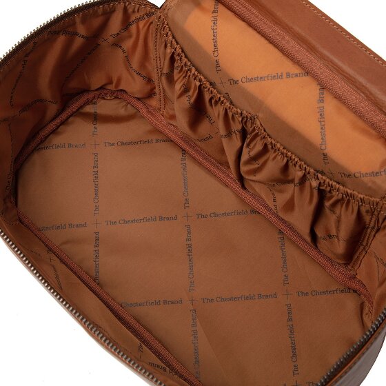 The Chesterfield Brand Wax Pull Up Trousse de toilette Cuir 29 cm