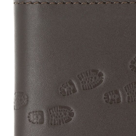 oxmox Leather Porte-monnaie Protection RFID Cuir véritable 11 cm