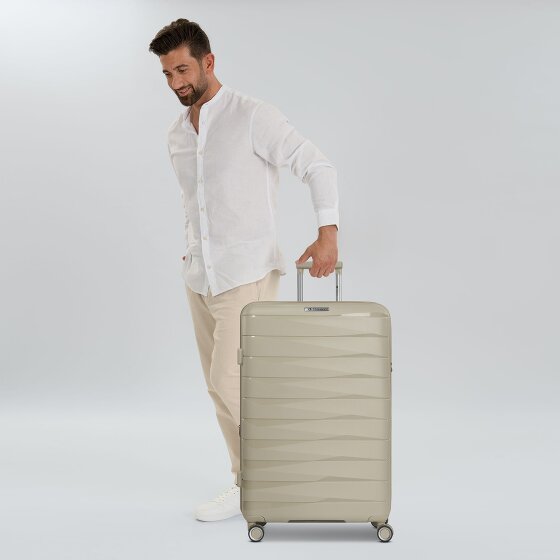 Franky London 4 roulettes Trolley L 74 cm avec soufflet d'extension