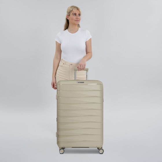 Franky London 4 roulettes Trolley L 74 cm avec soufflet d'extension