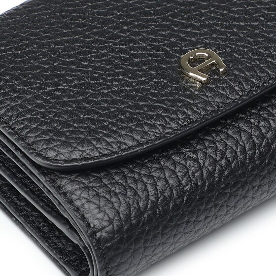 AIGNER Carre Soft Porte-monnaie Cuir véritable 11 cm