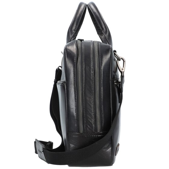 Plevier Rock Flint Porte-documents Protection RFID Cuir 41 cm Compartiment pour ordinateur portable