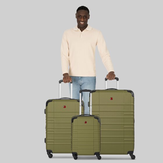 Wenger Amplar Evo 4 roues Set de valises 3 pièces avec soufflet d'extension