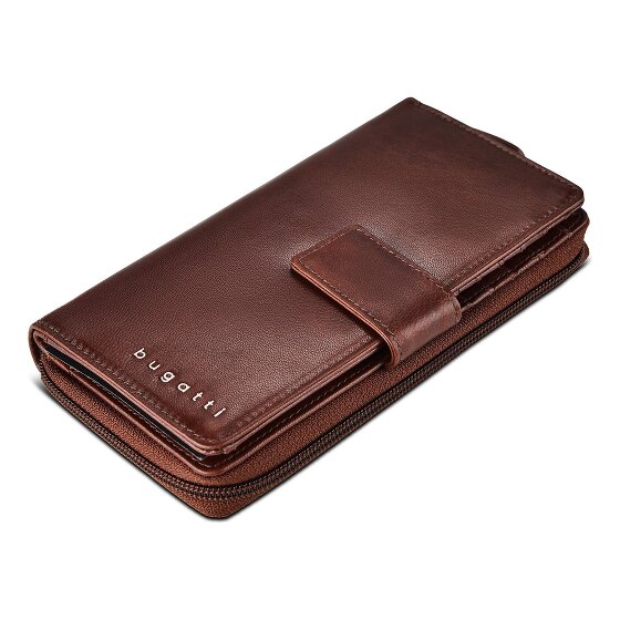 bugatti Valencia Porte-monnaie Protection RFID Cuir véritable 19 cm