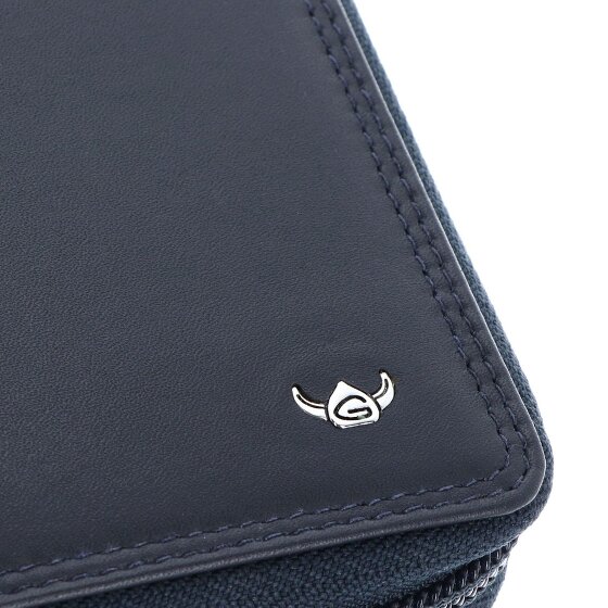 Golden Head Polo Porte-monnaie Protection RFID Cuir véritable 12.5 cm