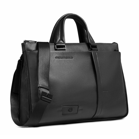 Piquadro Russel Attaché-case Protection RFID Cuir véritable 42 cm Compartiment ordinateur