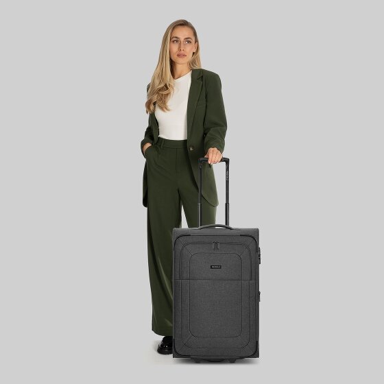 Redolz Essentials 12 2 roues Valise cabine M 67 cm avec soufflet d'extension