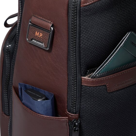Piquadro Harper sac à dos de voyage en cuir 42 cm compartiment pour ordinateur portable