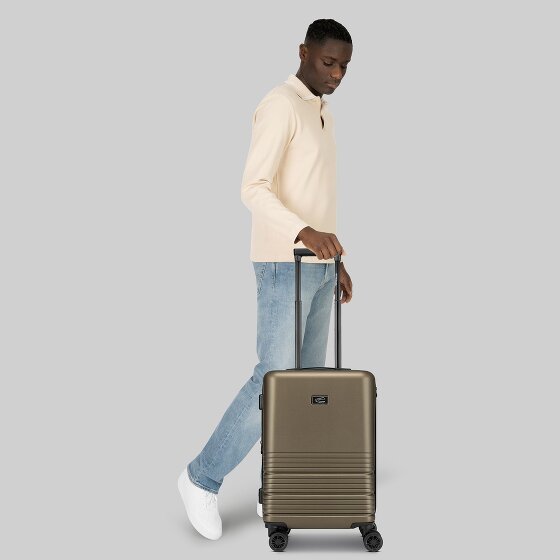 camel active Hanoi 4 roulettes Trolley de cabine S 55 cm avec soufflet d'extension