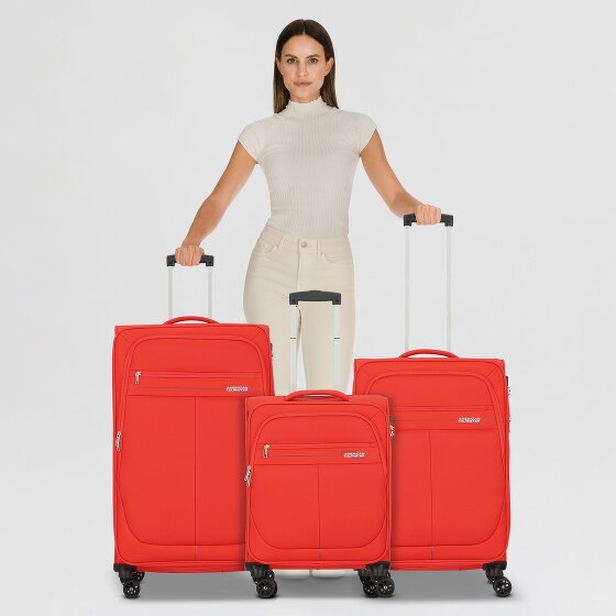 American Tourister Deep Dive 4 roulettes Set de valises 3 pièces avec soufflet d'extension