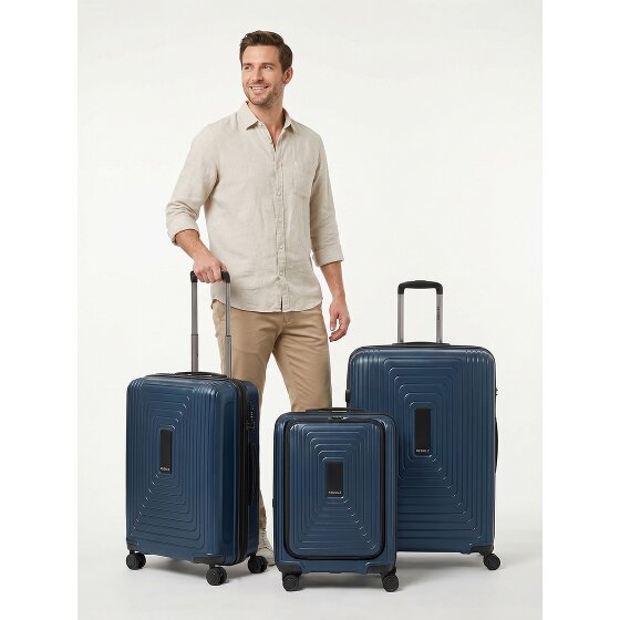 Redolz Essentials 14 4 roues Set de valises 3 pièces avec soufflet d'extension