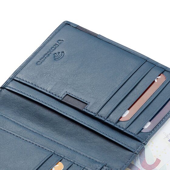 Roncato Monaco Porte-monnaie Protection RFID Cuir véritable 12.5 cm