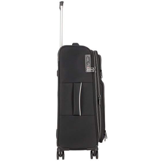 d&n Travel Line 9204 4 roulettes Trolley M 66 cm avec soufflet d'extension