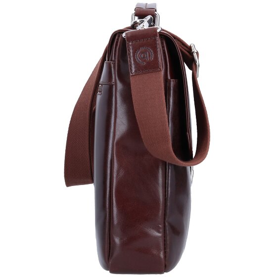 bugatti Romano Messenger en cuir, 40 cm, compartiment pour ordinateur portable