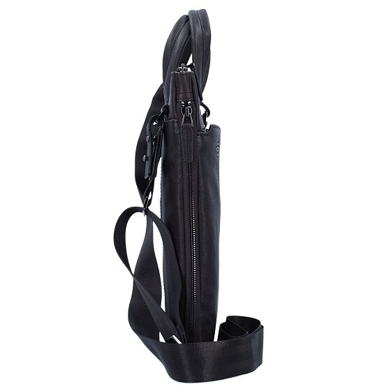 Piquadro Black Square Porte-documents en cuir 42 cm Compartiment pour ordinateur portable