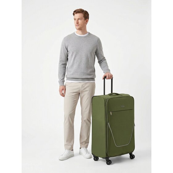 Stratic taska 4 roues Valise cabine L 76 cm avec soufflet d'extension