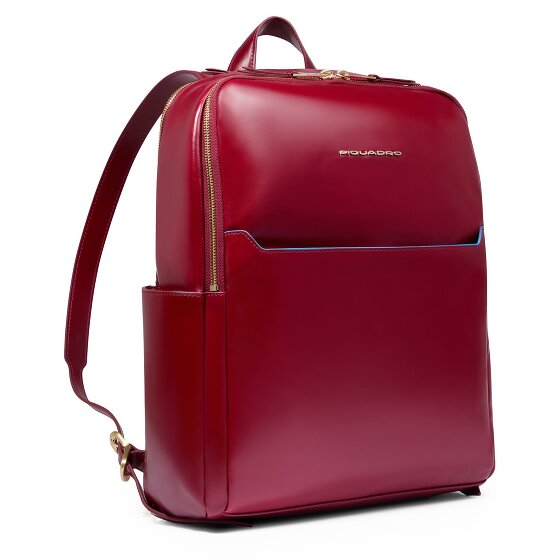 Piquadro Blue Square Daypack Protection RFID Cuir 37 cm Compartiment pour ordinateur portable