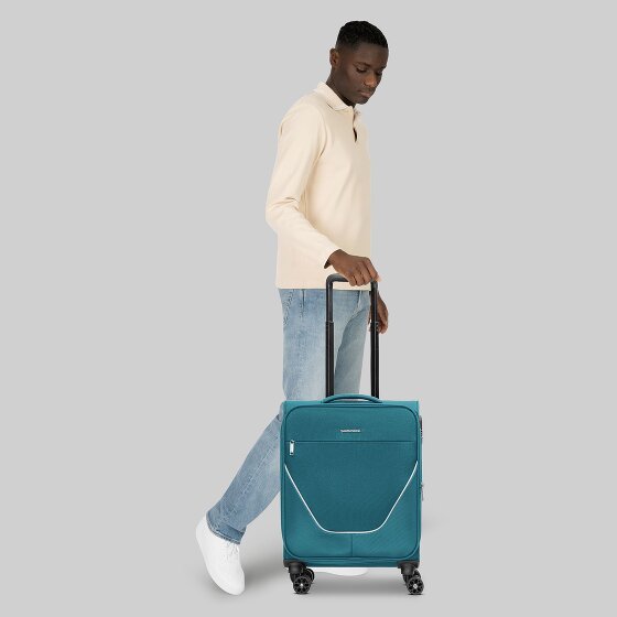 Stratic taska 4-roues trolley cabine S 55 cm avec soufflet d'extension