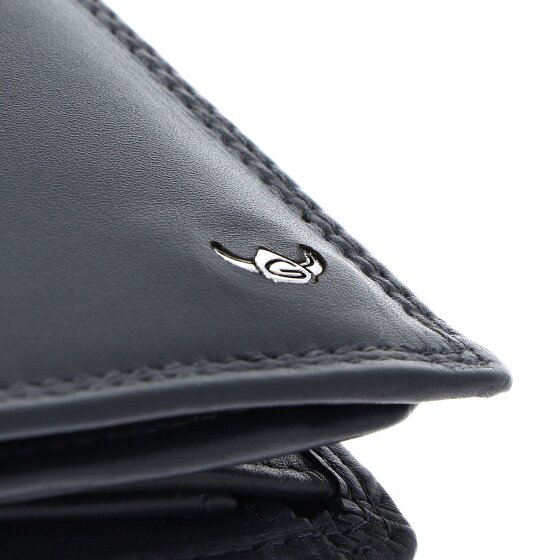 Golden Head Polo Porte-monnaie Protection RFID Cuir véritable 9 cm